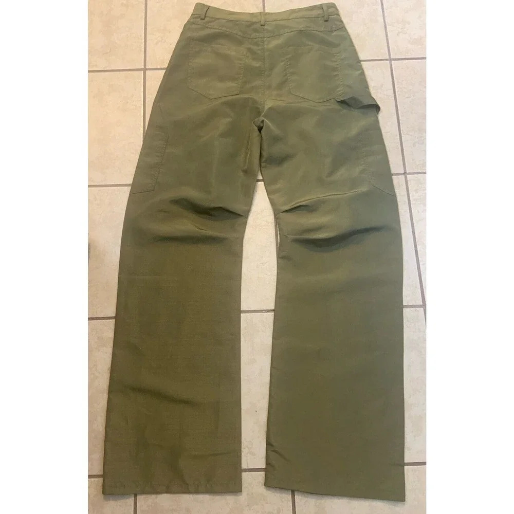 lioness miami vice pants Army Green S NWOT fall casual cargo low rise $98 y2k - Picture 9 of 9